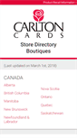 Mobile Screenshot of carltoncards.com